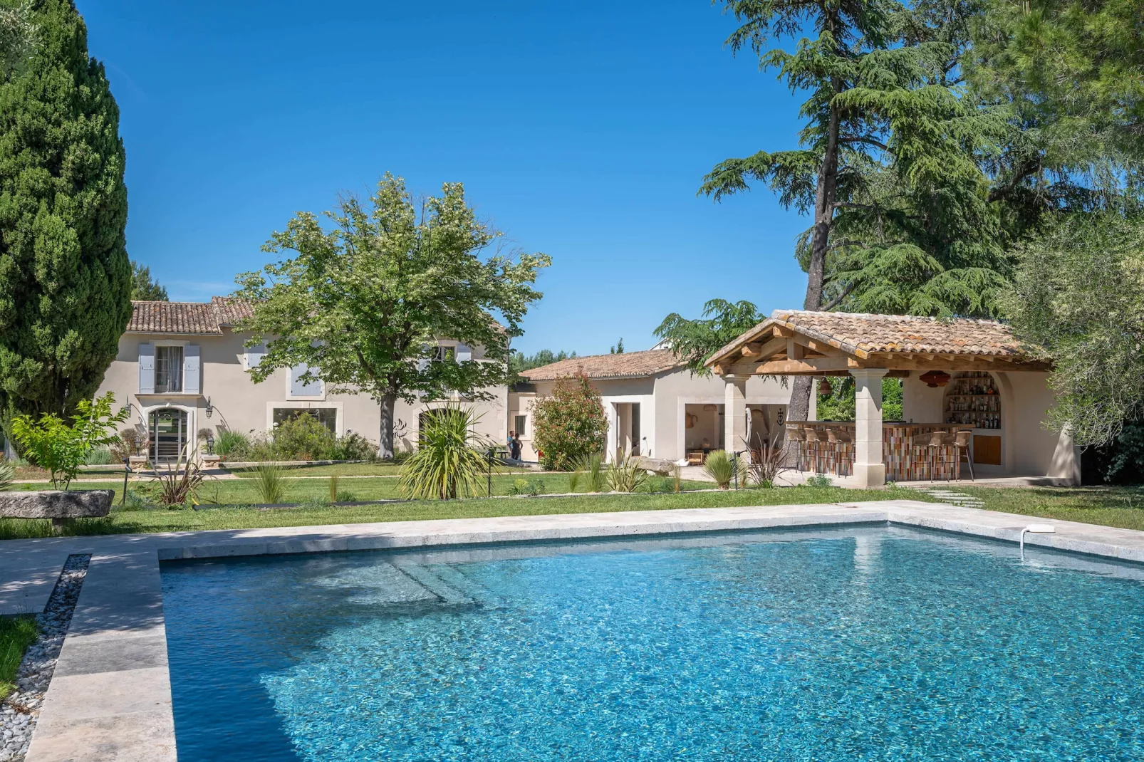 Mas prestigieux au coeur de Saint-Remy-de-Provence-Zwembad