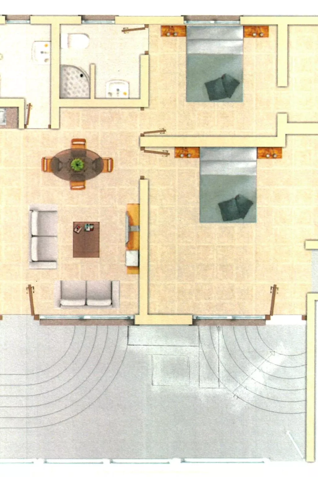 Charmantes Appartement in Costa Calma mit Terrasse und gemeinsamem Pool - Image-tags.info