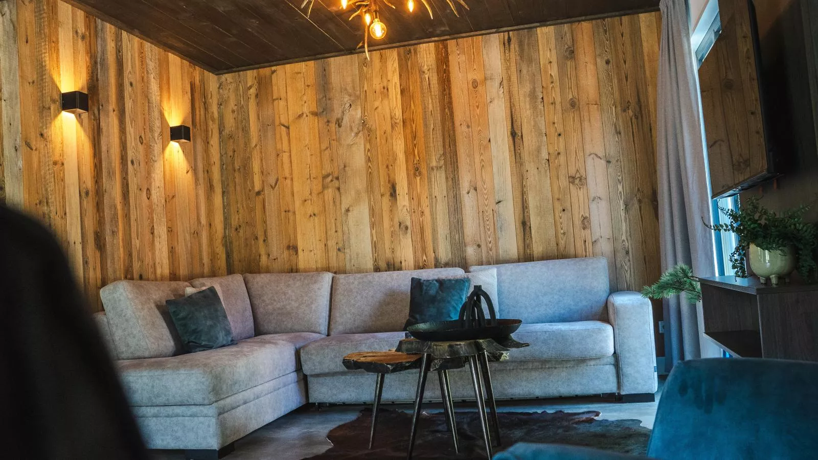 Alpenchalet Nockblick am Afritzer See - Woonkamer