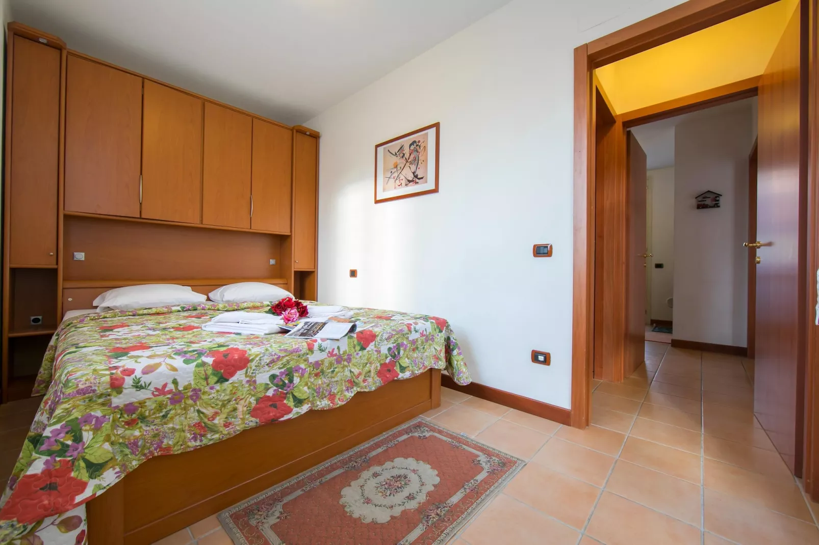 RESIDENCE PORTO LETIZIA - VILLAS-BILOCALE 4 PAX VISTA LAGO PLUS 8215 - V1LP4 - Slaapkamer
