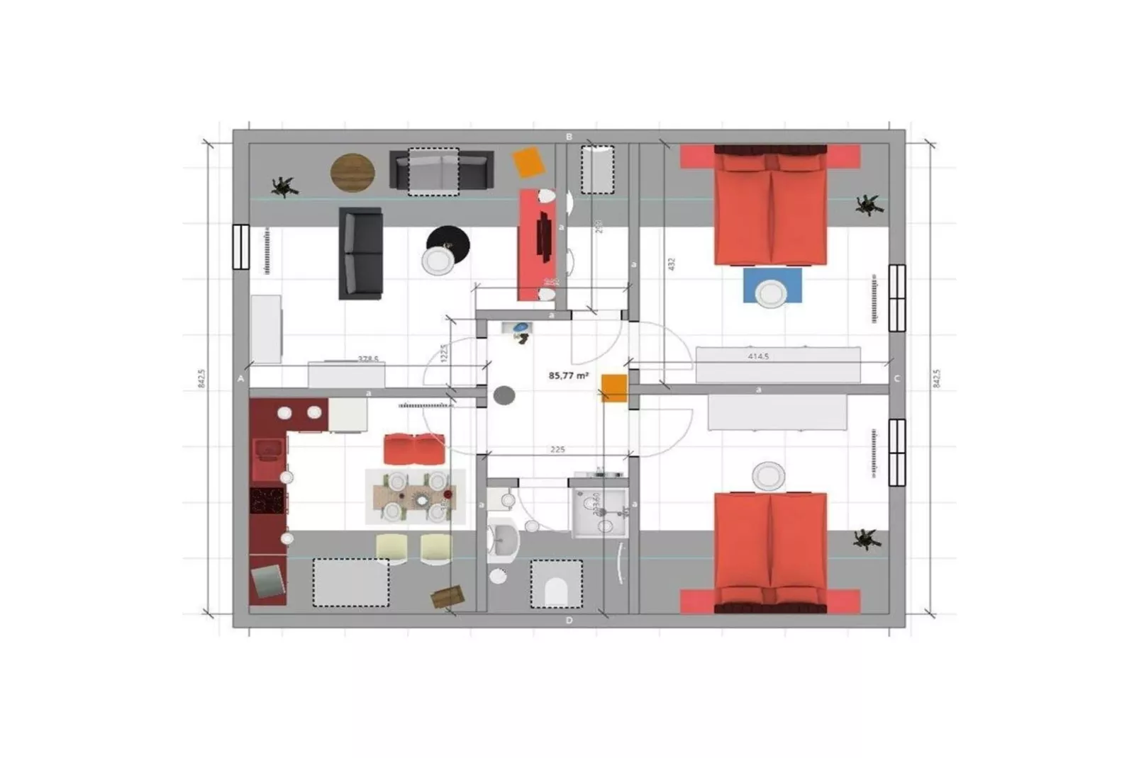 515868 - Plattegrond