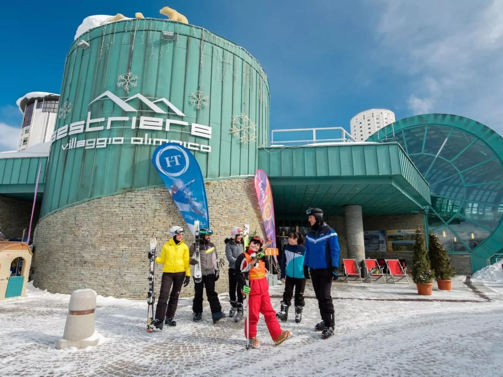 Teleo Vacanze - Olympisches Dorf Sestriere - Buiten