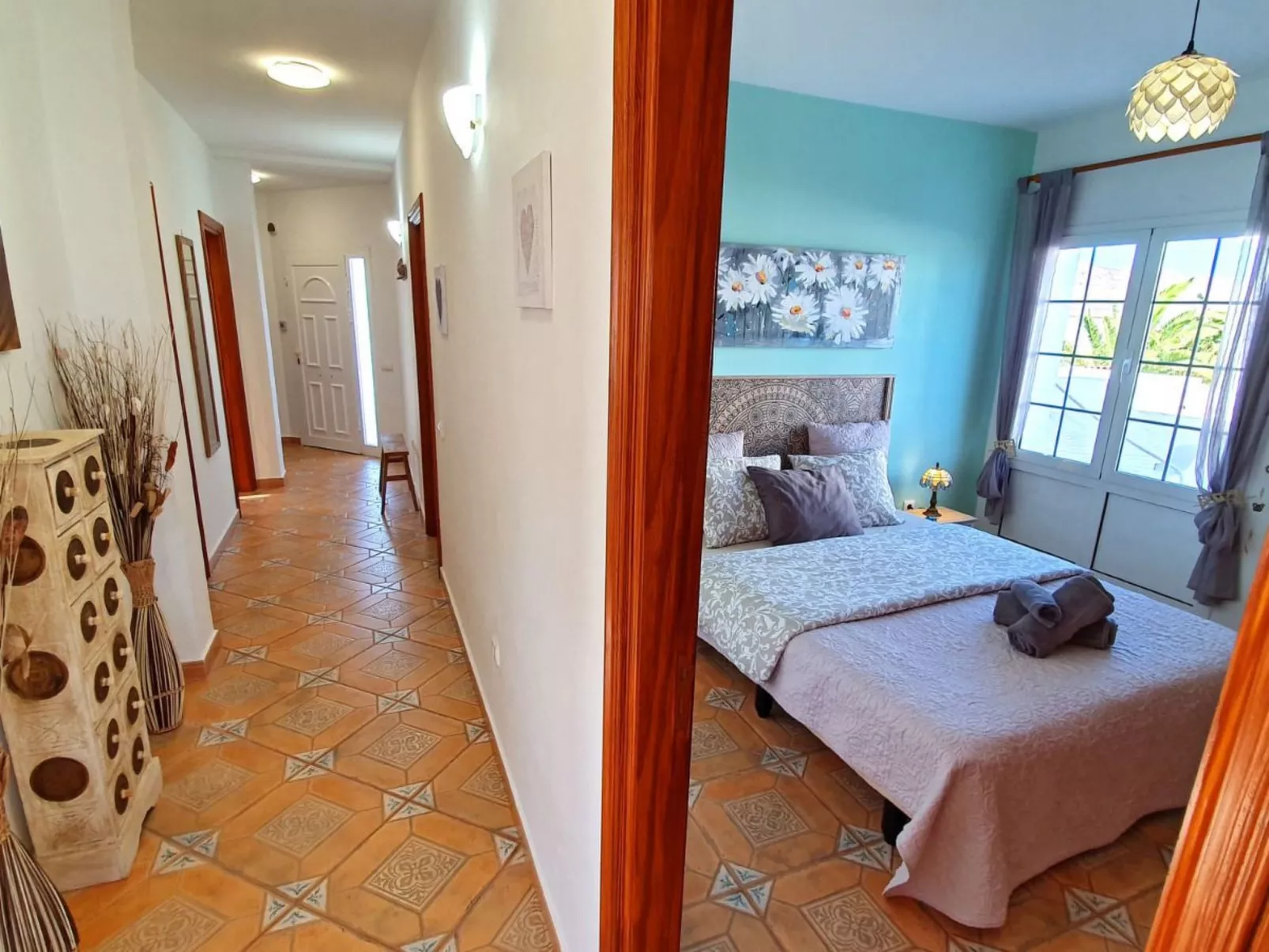 Gemütliches Ferienhaus in Tarajalejo mit Großem Garten und Meerblick - Image-tags.info