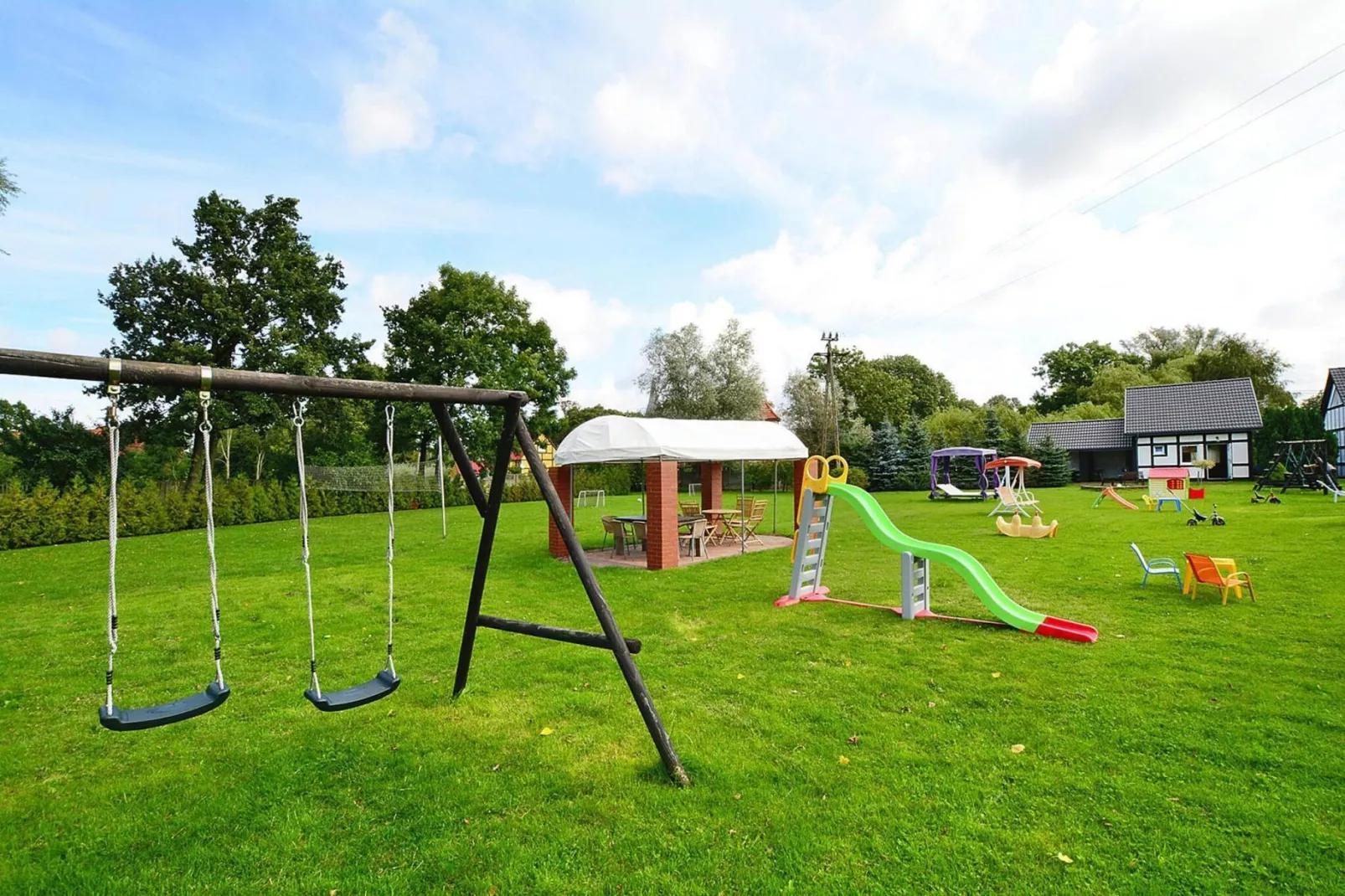 	Domki parterowe TYP A Łącko - Tuinen zomer