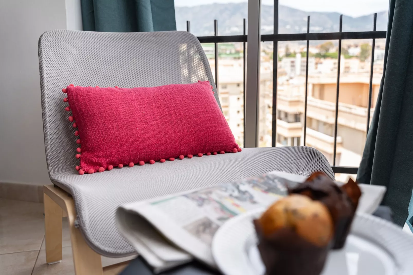 CT 301 - Faro's Fuengirola Centro Studio-Uitzicht