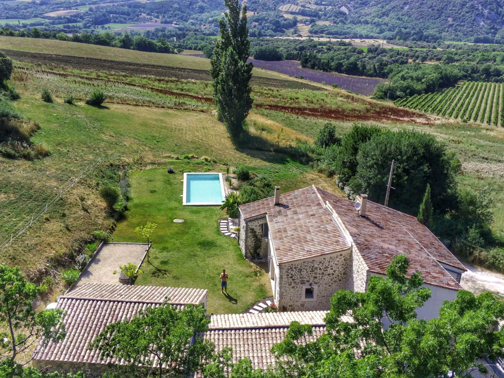 Bauernhaus aus Stein mit schöner Aussicht "Mas de Lysis". - Image-tags.info