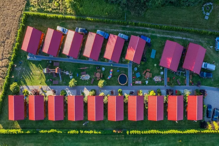 Parterowe domki wakacyjne dla 6 osób w Gąskach SPA w cenie pobytu - Buitenkant zomer