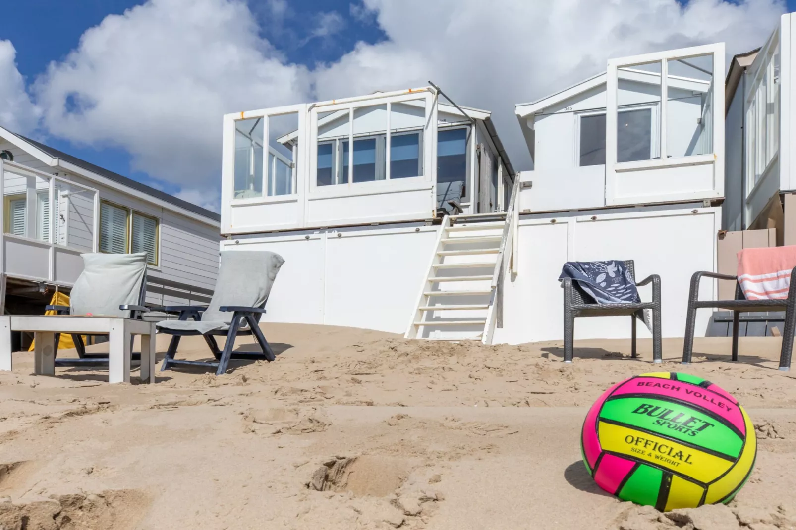 Strand Dishoek 345/346-Tuinen zomer