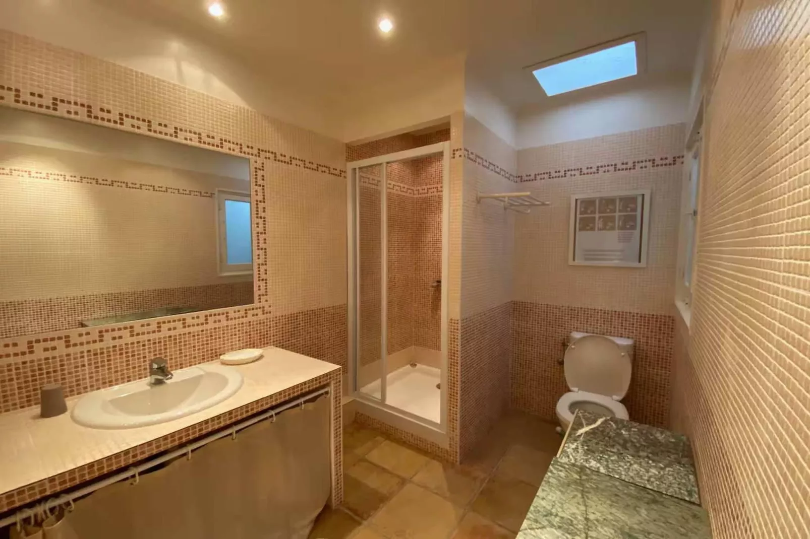 Villa plage privée vue sur la mer-Badkamer