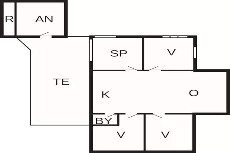 4 sterren vakantie huis in Svendborg-Plattegrond