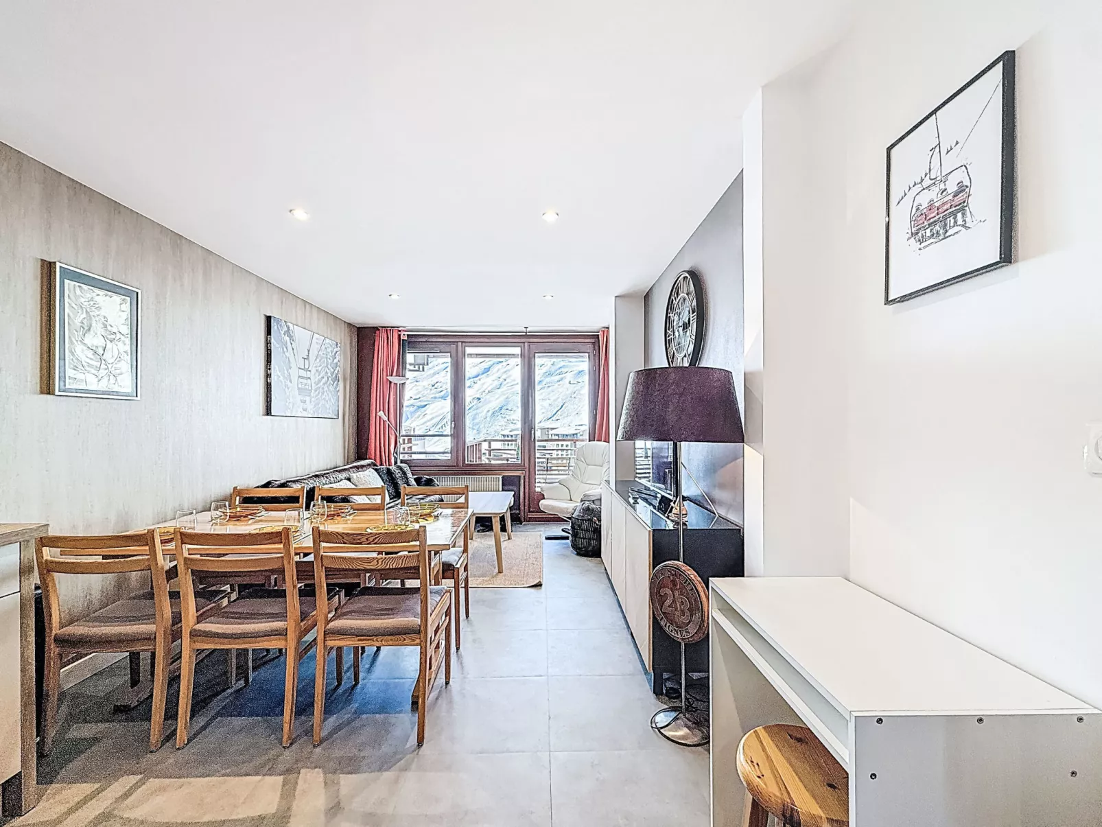 Le Curling B (Val Claret) - Binnen