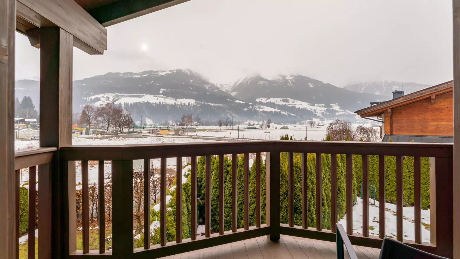 Salzach Lodge-Uitzicht winter