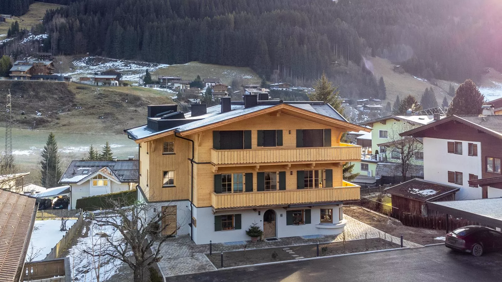 Haus Tauernblick Top 4-Uitzicht winter