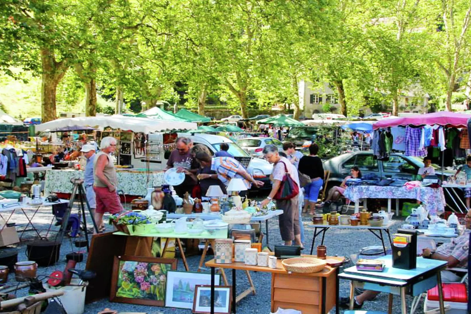 La Bergerie-Gebieden zomer 1km