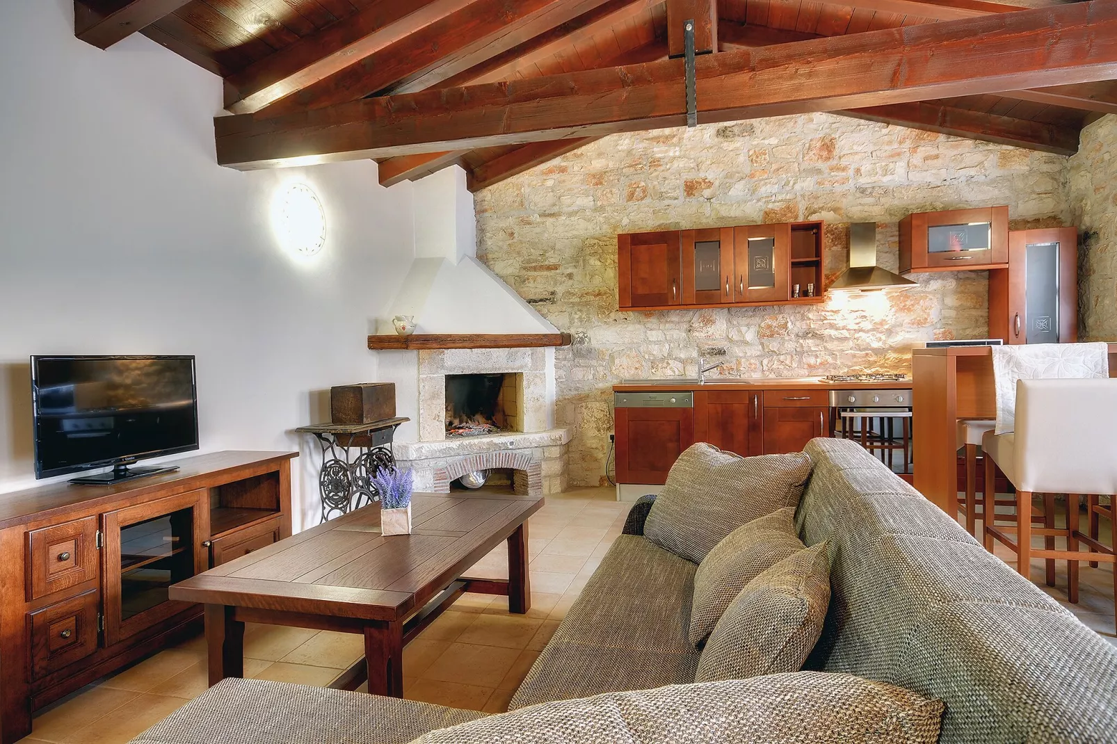 Casa Silvano-Woonkamer