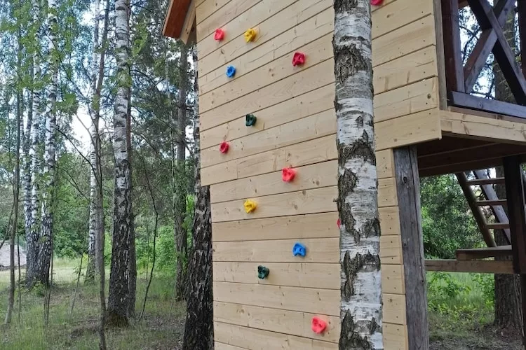 Domek wakacyjny DELUXE dla max 12 osób w Bałachach - Parkfaciliteiten