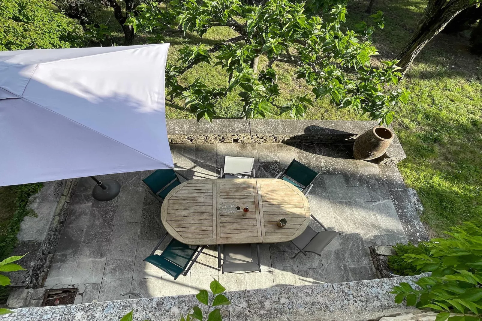 La Familiale - Maison provençale avec piscine et vue imprenable sur Gordes-Terrasbalkon