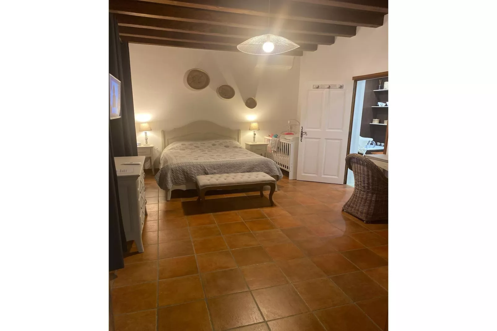 Villa provencale à Murs coeur du Luberon-Slaapkamer