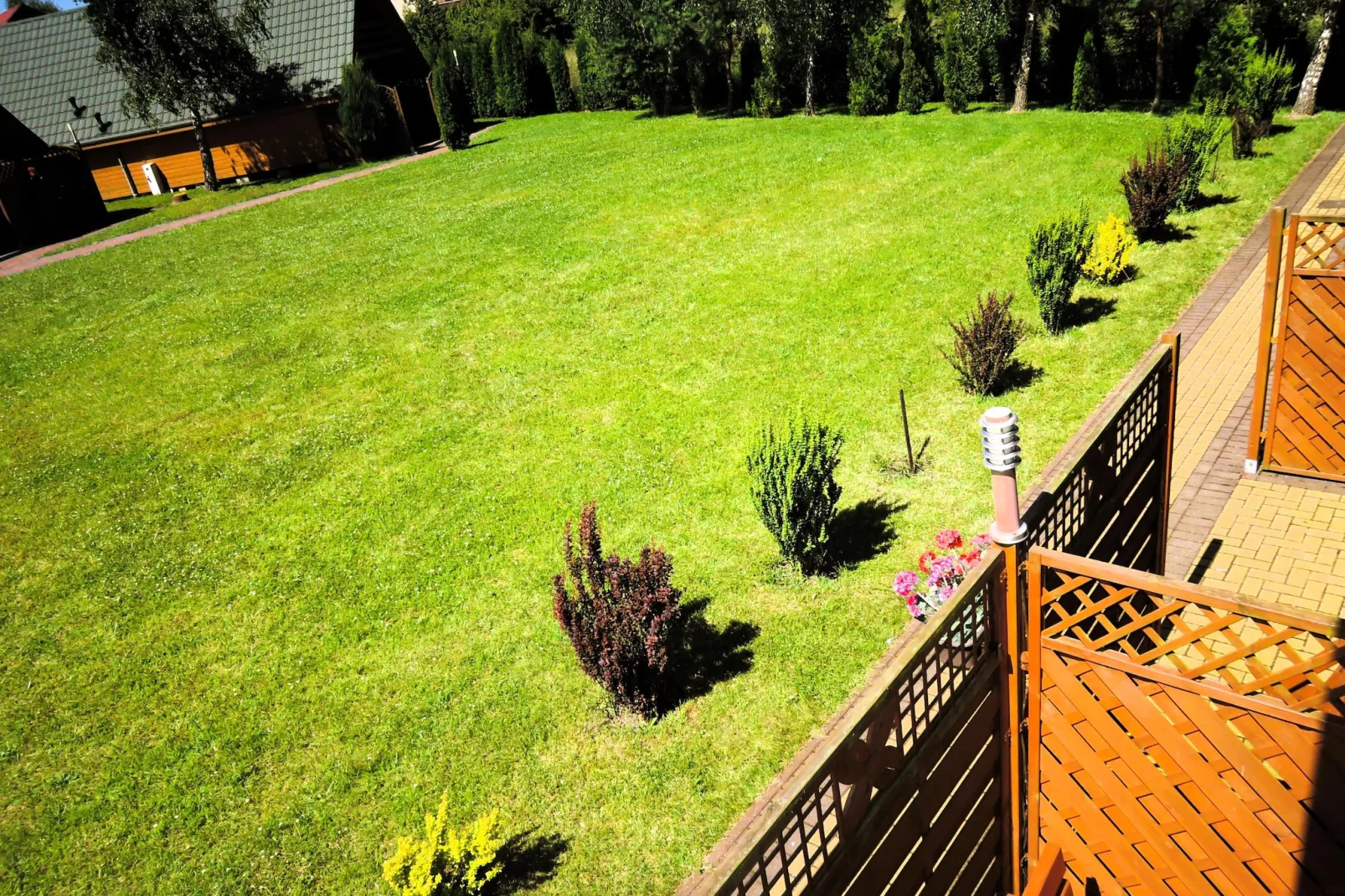 Domki wypoczynkowe - Promyczek - Uitzicht zomer