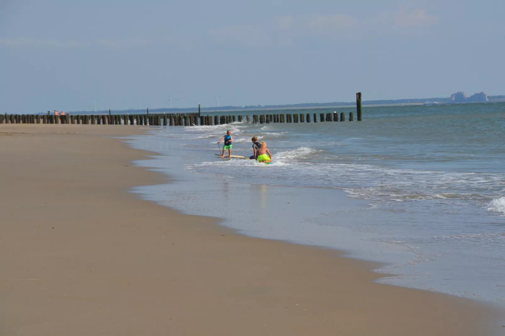 Strand Dishoek 345/346-Gebieden zomer 1km