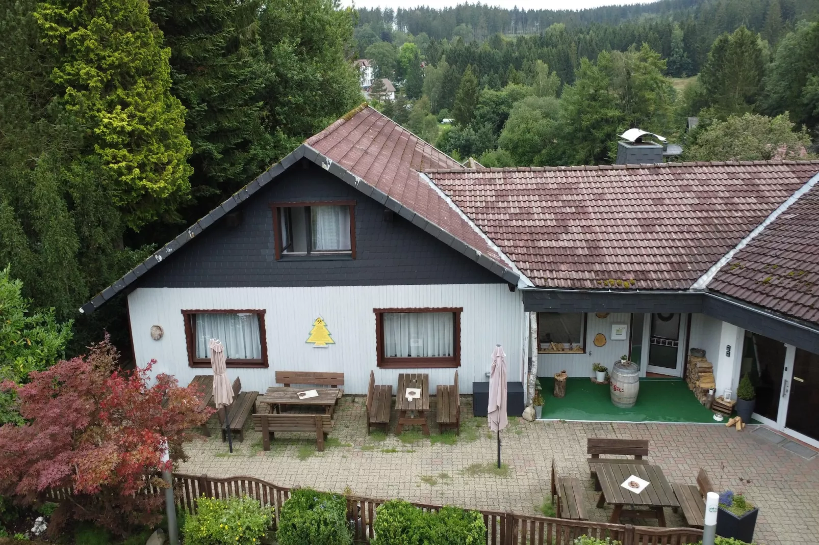 Ferienhaus Mein Bergblick 5 Pers - Buitenkant zomer