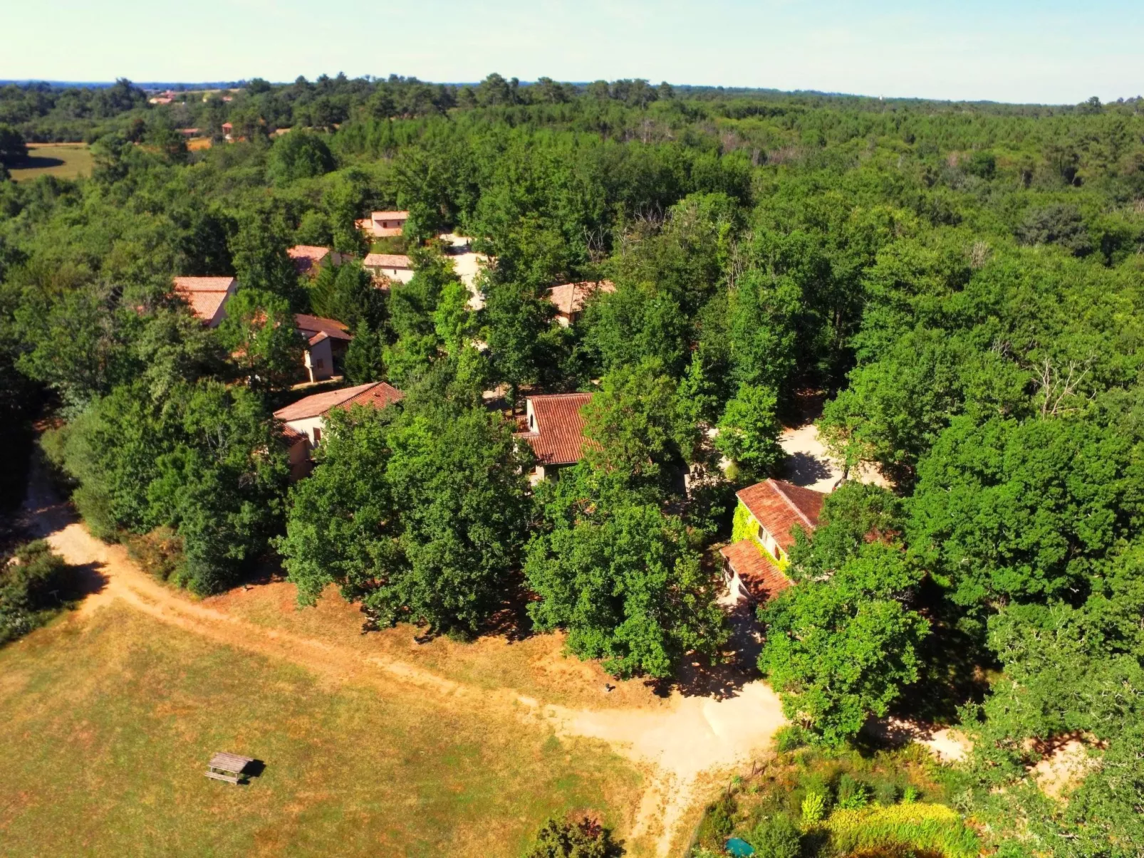 Feriendorf im Périgord - Villa 4-6 pers. - Buiten