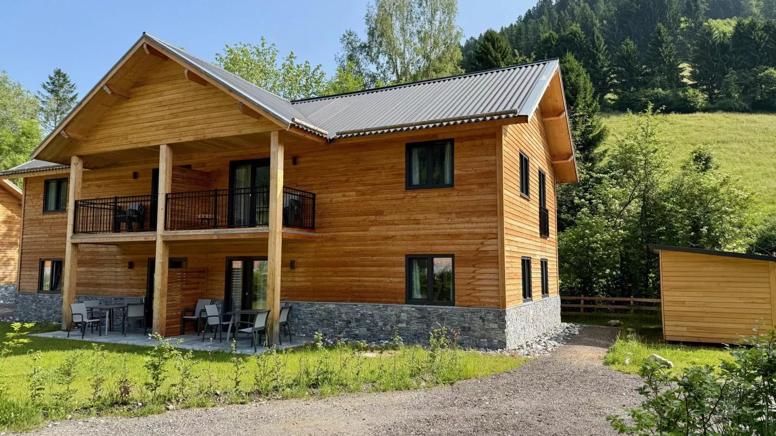 Seeblick am Afritzer See - Buitenkant zomer