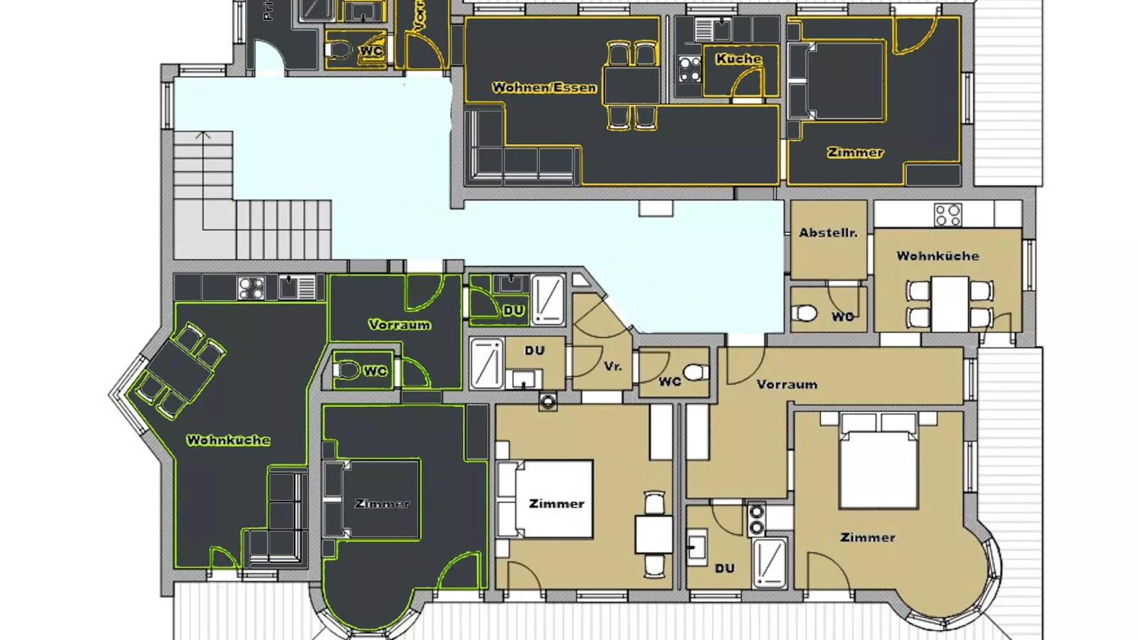 Landhaus Marchfeld Top 1  Top 2 - Plattegrond