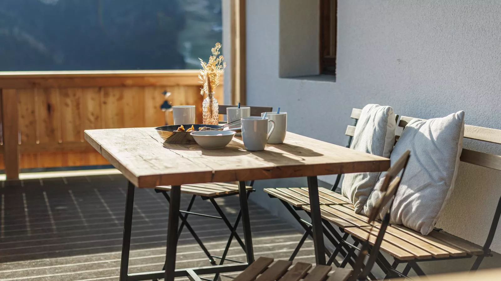 Tirola Hütte-Terrasbalkon