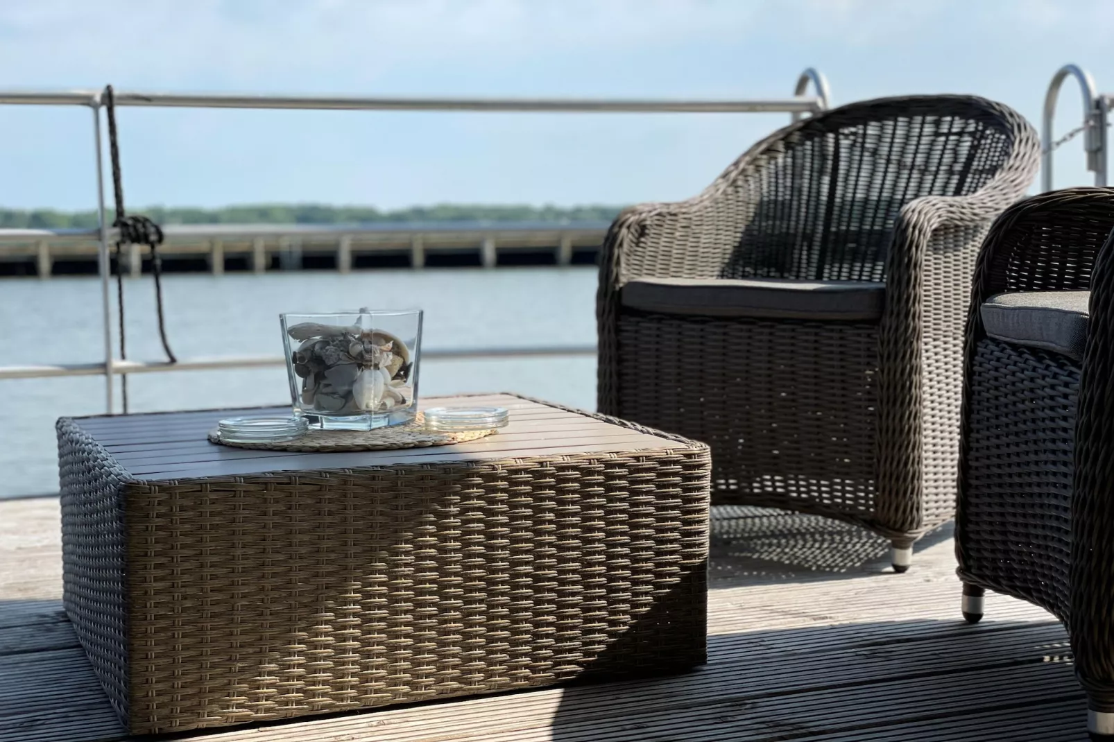 Floating House Charlotte - Terras