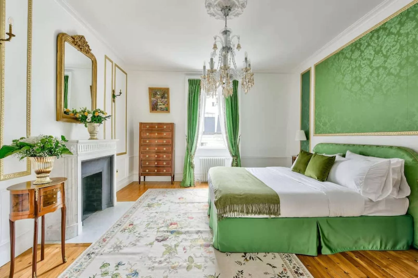 Noble demeure de luxe en plein coeur de Paris-Slaapkamer