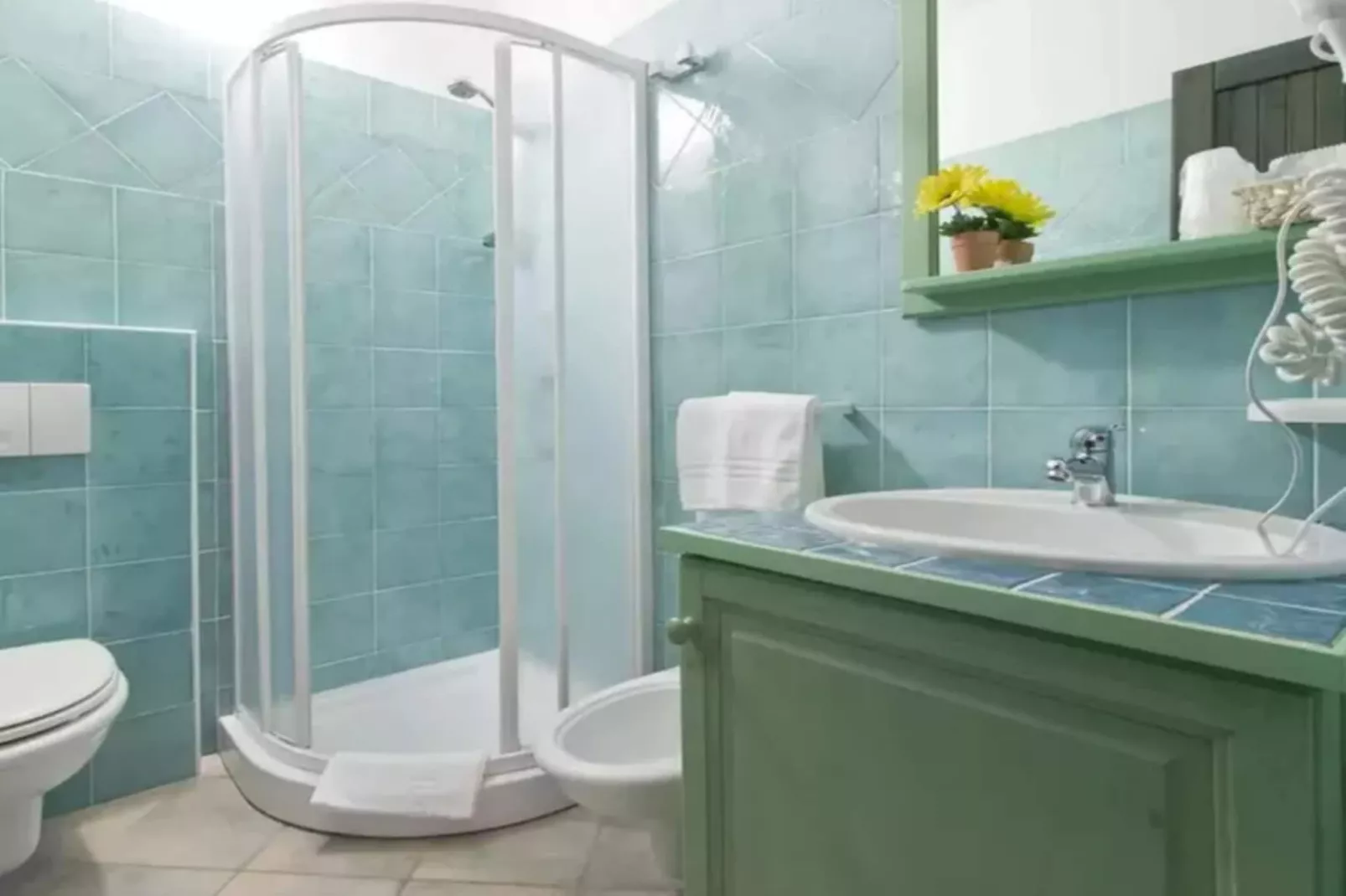 Residence Club Gli Ontani APARTMENT 1 BEDROOM - 4 PAX B4-Badkamer