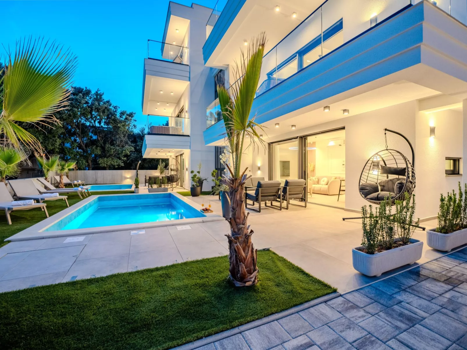 Zwei-Schlafzimmer-Wohnung Dantela mit privatem Pool - Binnen