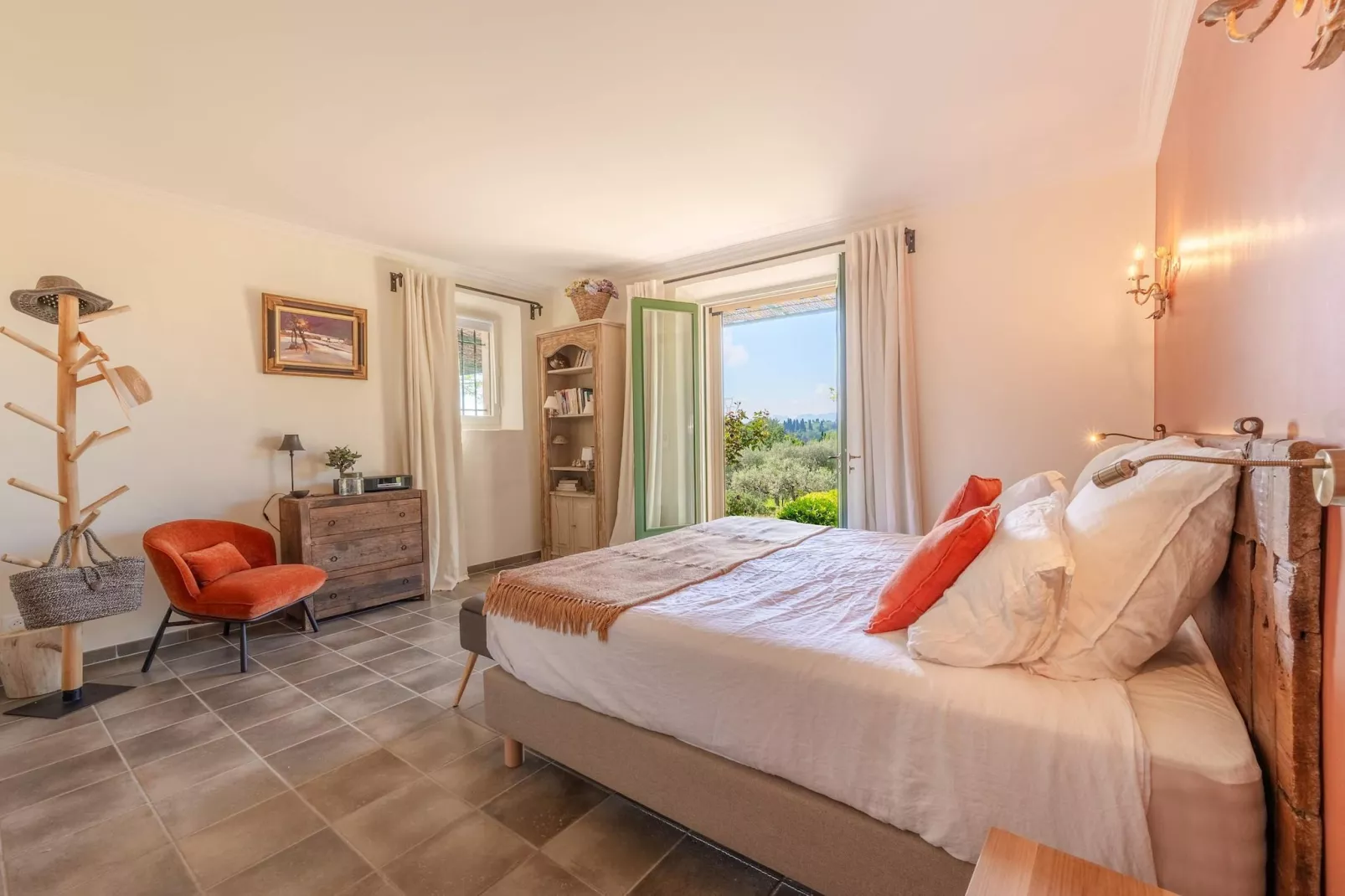 Le Mas Elaïa  votre havre familial avec piscine privée-Slaapkamer