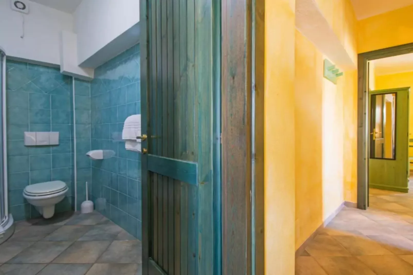 Residence Club Gli Ontani APARTMENT 2 BEDROOMS - 6 PAX - TYPE A R6A-Badkamer