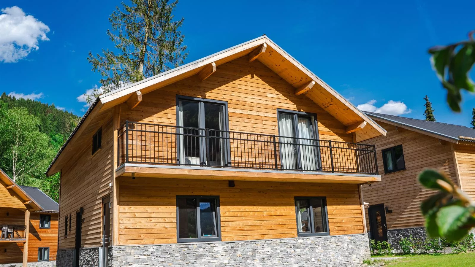 Alpenchalet Nockblick am Afritzer See - Buitenkant zomer