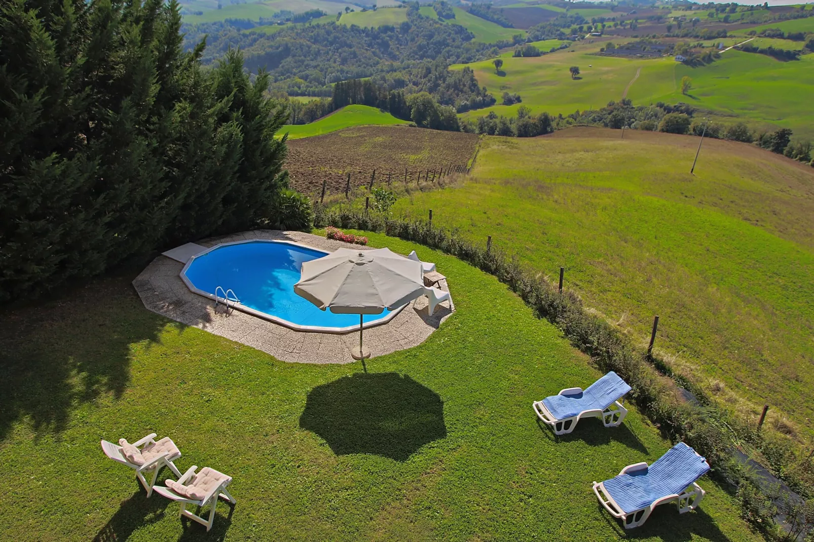 Villa Arianna-Uitzicht zomer