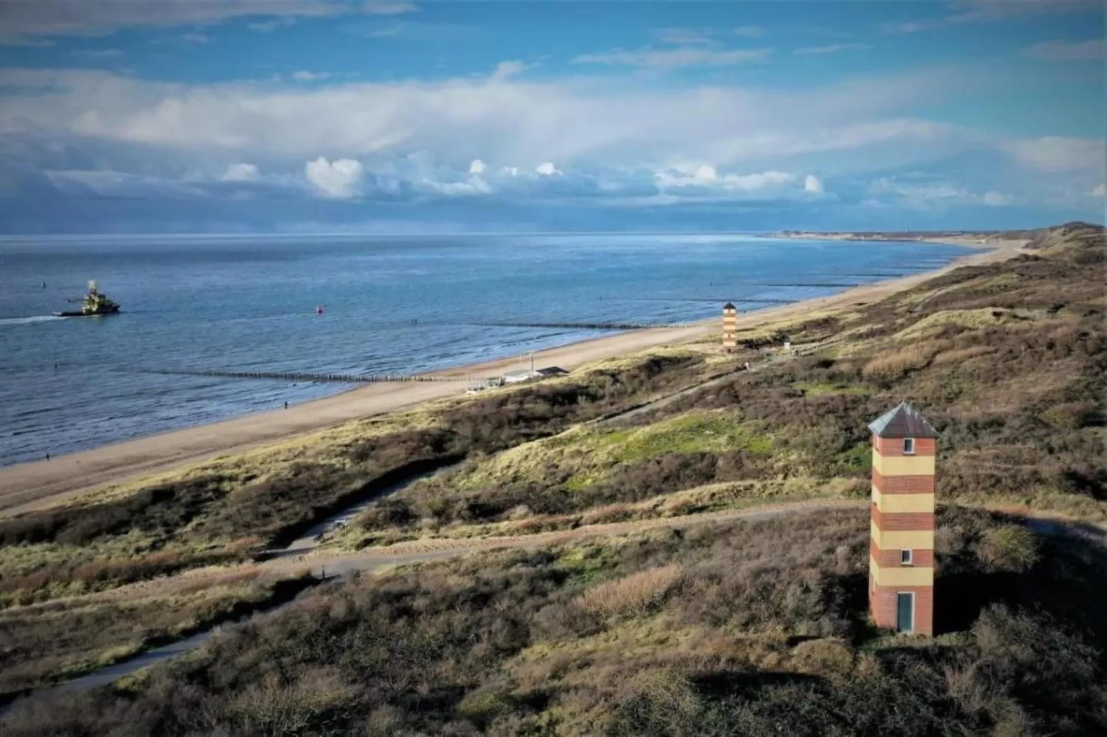 Slaapstrandhuisje - Strand dishoek 60 - Gebieden zomer 20km