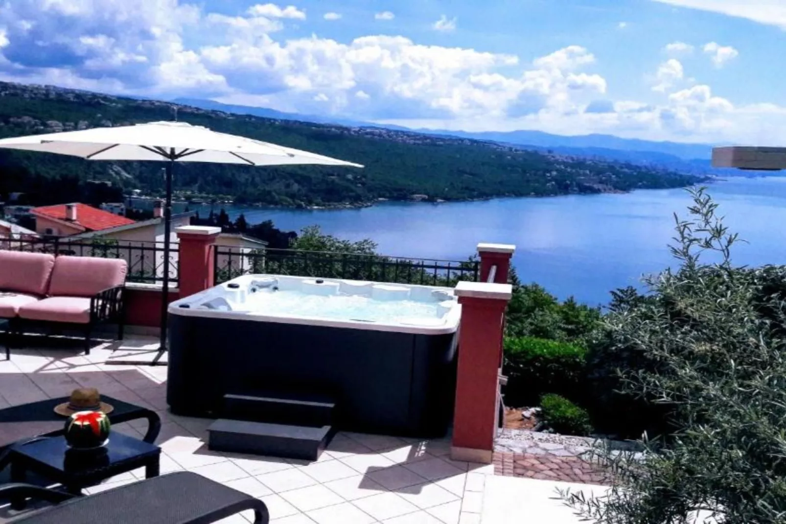 Villa Marid Opatija - Three bedroom Apartment-Zwembad
