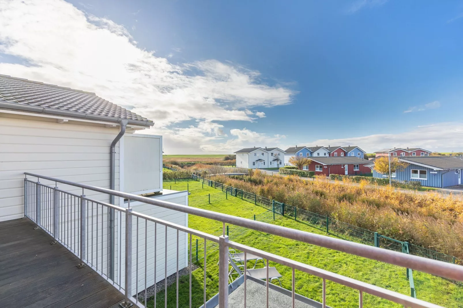 Reihenhaus in Dagebüll - Krabbenfischer-Terrasbalkon