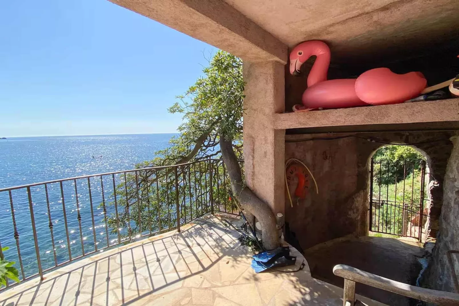 Villa plage privée vue sur la mer-Uitzicht zomer