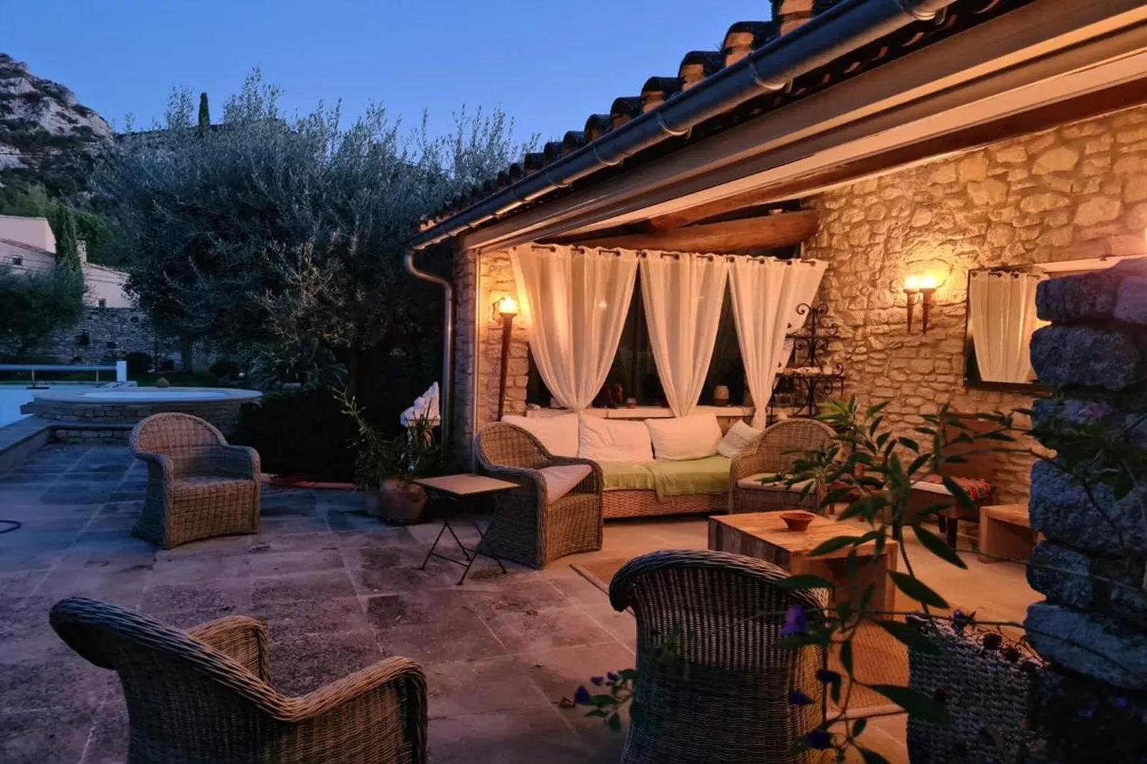 La Maison de Robion-Terrasbalkon