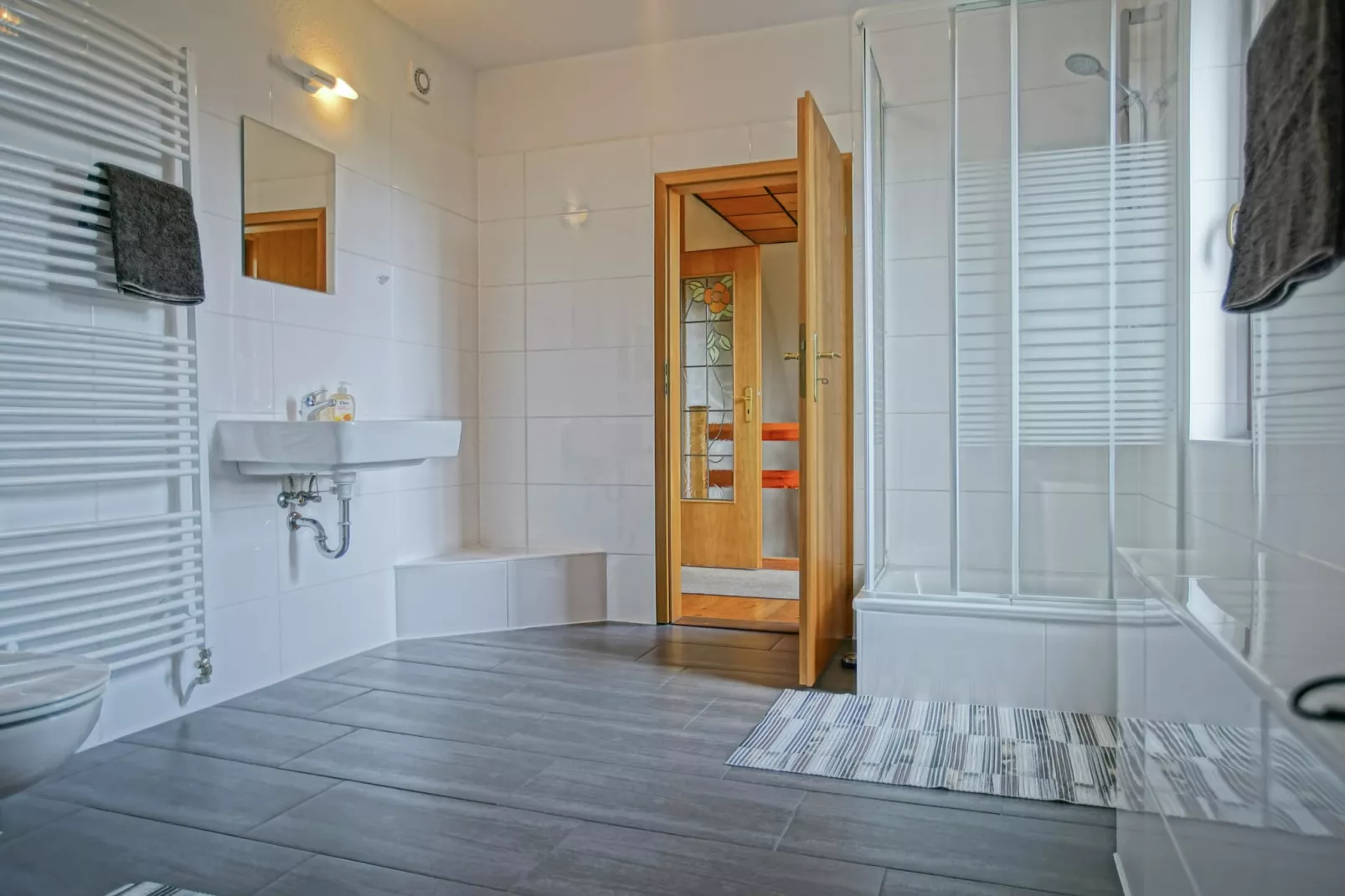 Schönes Ferienhaus-Badkamer