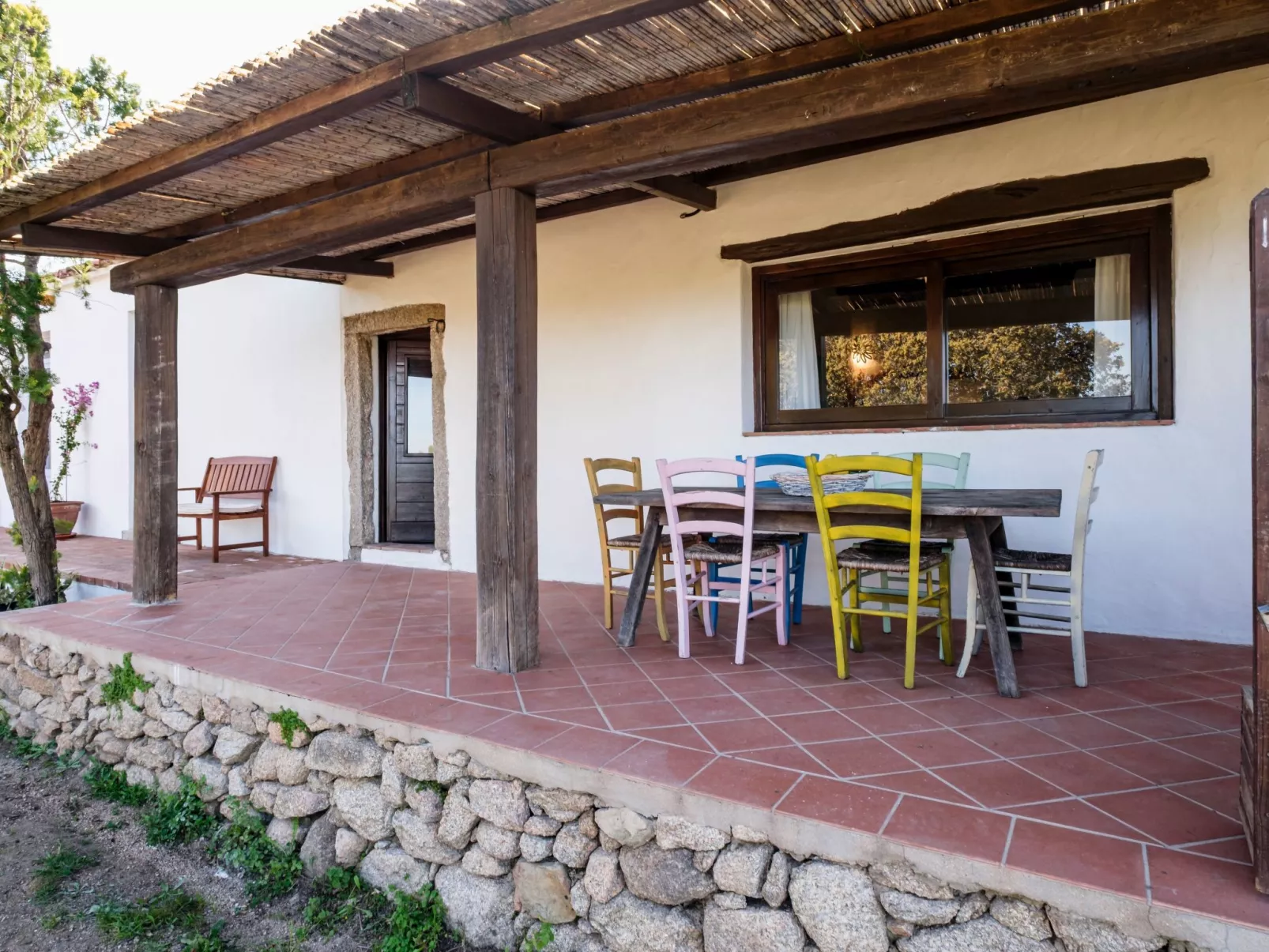 Altes gallurisches Bauernhaus mit Blick auf Olbia - Binnen