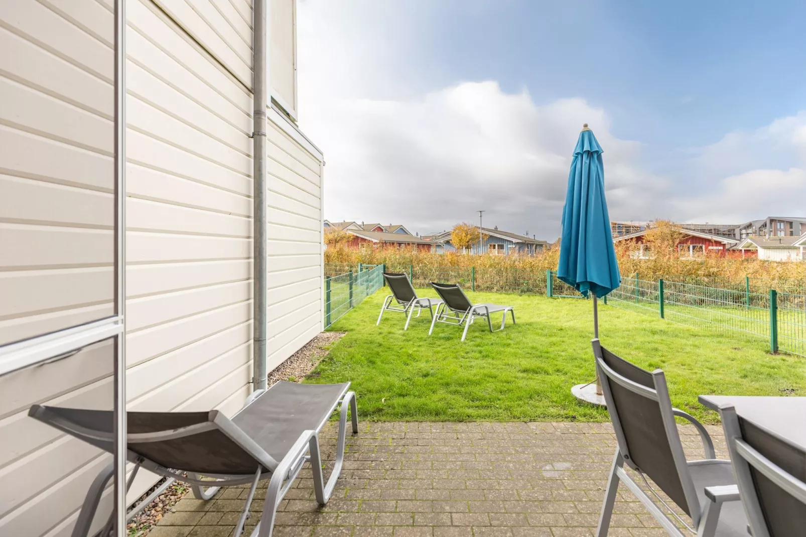 Reihenhaus in Dagebüll - Krabbenfischer-Terrasbalkon