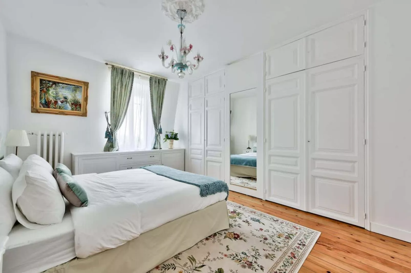 Noble demeure de luxe en plein coeur de Paris-Slaapkamer