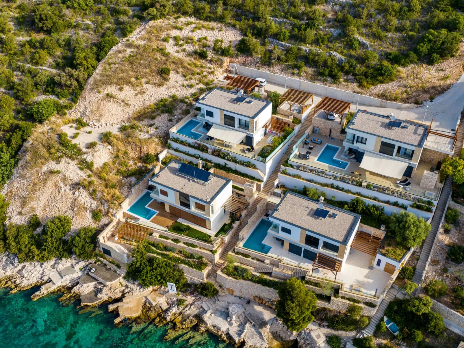 Gemütliches Ferienhaus in Vinišće mit Privatem Pool und Meerblick - Image-tags.info