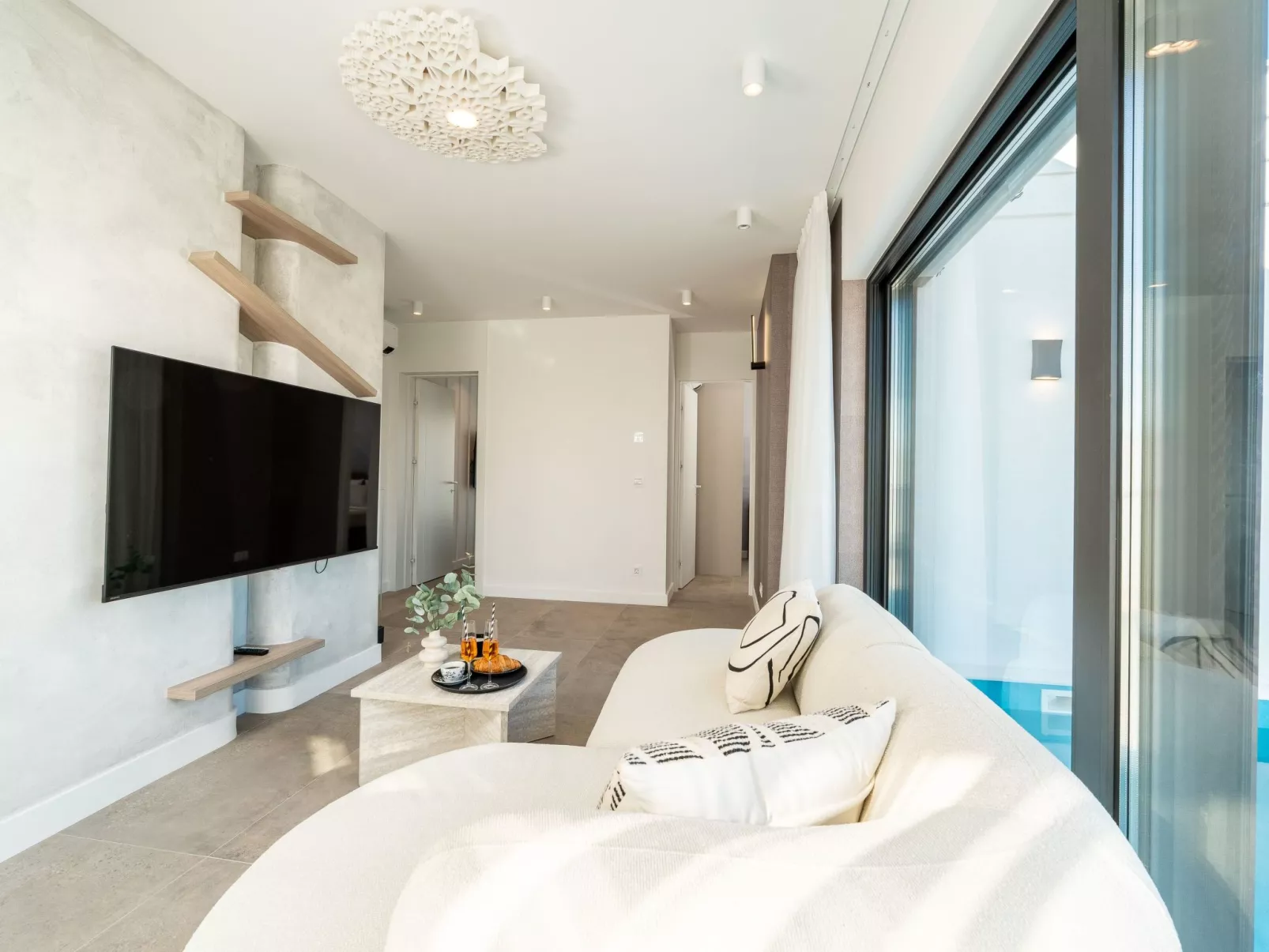 Vier-Schlafzimmer-Wohnung Dantela mit Tauchbecken - Binnen