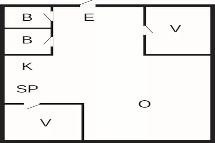 4 persoons vakantie huis in Hjørring-Plattegrond