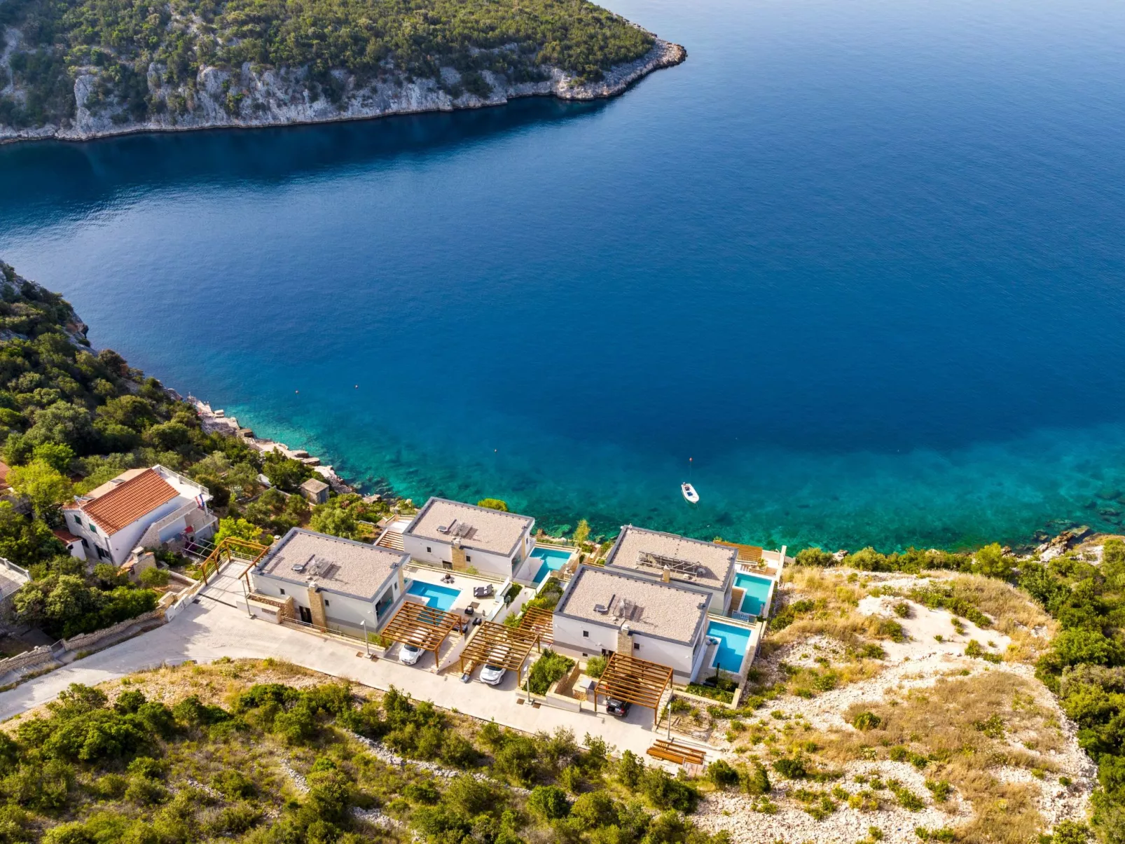 Gemütliches Ferienhaus in Vinišće mit Privatem Pool und Meerblick - Image-tags.info